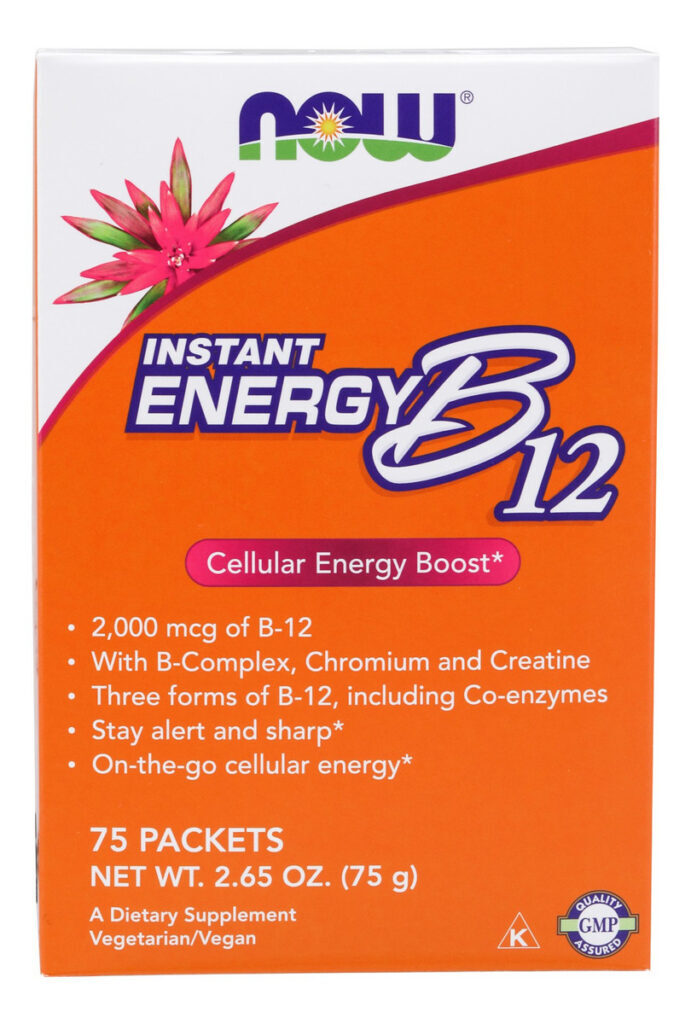 Energia Instantânea B-12 (2.000 Mcg De B-12/pacote), 75 Paco