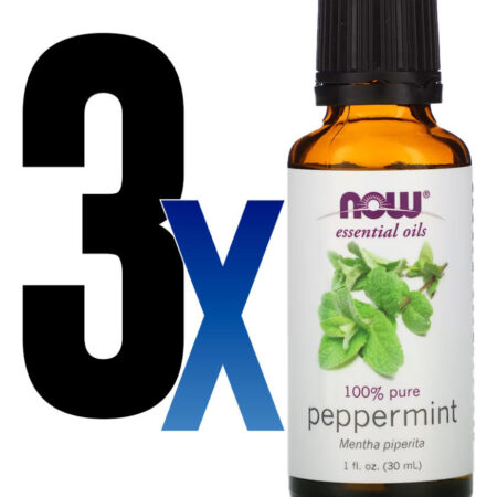 Óleo Essencial Hortelã 30ml Now Foods Peppermint 100% 3un - Imagem 2