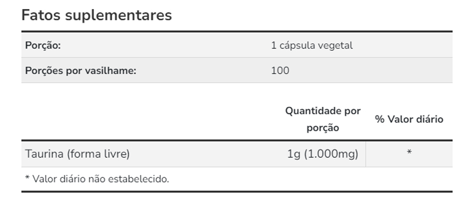 Taurina 1000mg Now Foods 250 Caps + Porta Cápsulas - Imagem 4