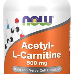 Acetil L-carnitina 500mg Now Foods L-carnitine 100 Veg Caps