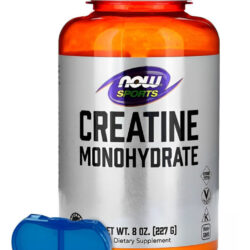 Creatina Monohidratada Now Foods 227g Em Pó +porta Cápsulas