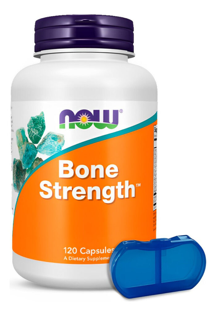 Bone Strength Now Foods 120 Caps + Porta Cápsulas