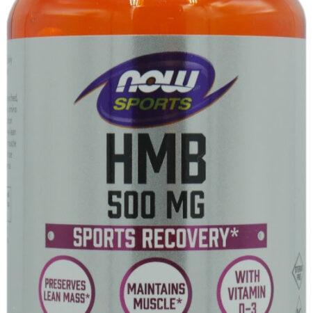 Hmb 500mg Now Foods Com Vitamina D3 120 Veg Caps 3un - Imagem 3