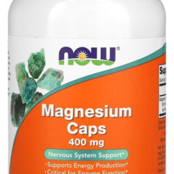 Suplemento Em Cápsula Now Magnesio Magnésio Magnesium Pote Magnésio Magnesium Em Unidade