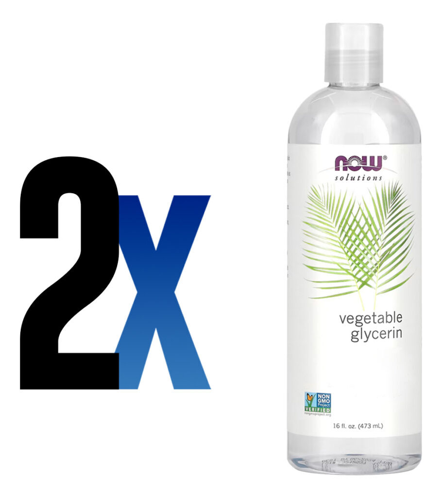 Glicerina Vegetal 473ml Puro Importado 2un Now Foods - Imagem 2
