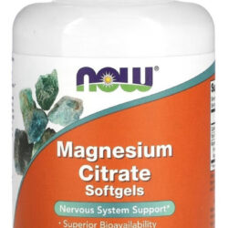 Magnésio Citrato Glicinato E Malato 400mg 90 Softs Now Foods Sabor Sem Sabor