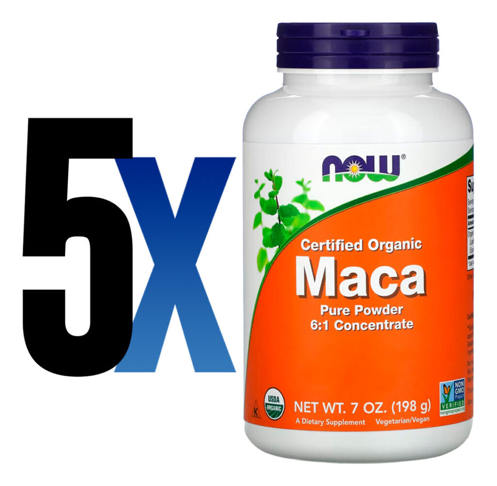 Maca Peruana Em Pó Now Foods 198g Orgânica Importado 5un - Imagem 2