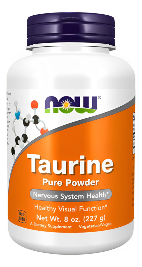 Now Foods Taurina Em Pó 227 G Importado