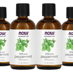 Óleo De Hortelã-pimenta Now Foods Peppermint 118ml 4un