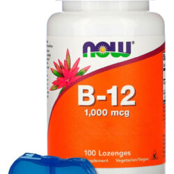 Vitamina B-1.2. Ácido Fólico Nowfoods 100past