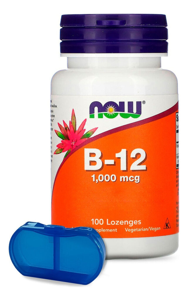 Vitamina B-1.2. Ácido Fólico Nowfoods 100past
