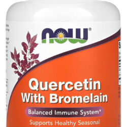 Quercetina 800mg Now Foods Quercetin E Bromelaína 120veg Cap
