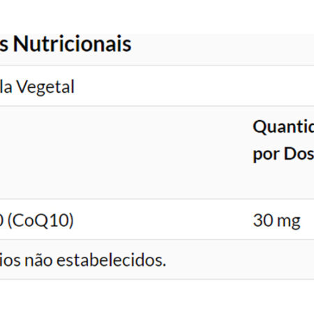 Coenzima Coq10 30mg Now Foods 60 Veg Caps Importado - Imagem 4