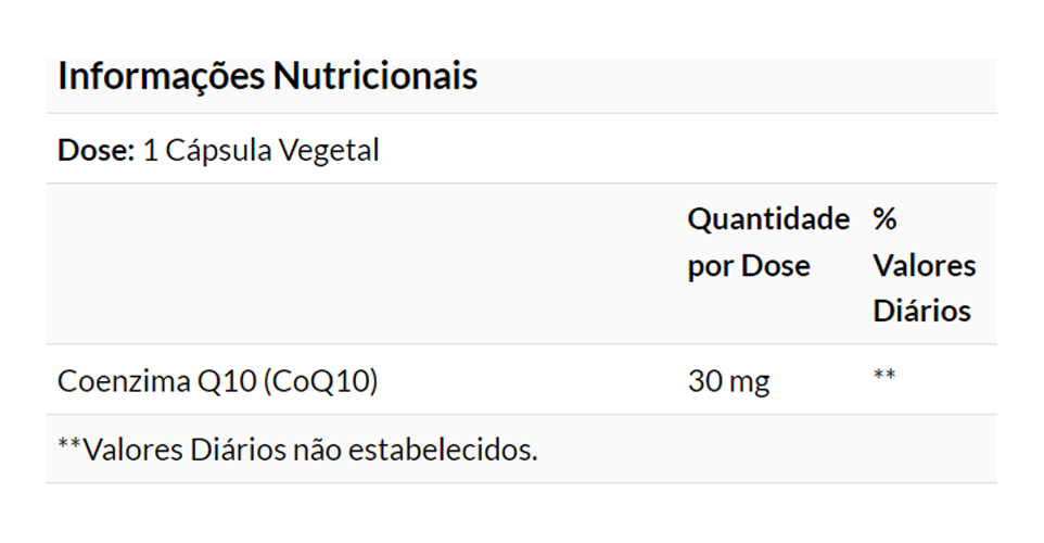 Coenzima Coq10 30mg Now Foods 60 Veg Caps Importado - Imagem 4