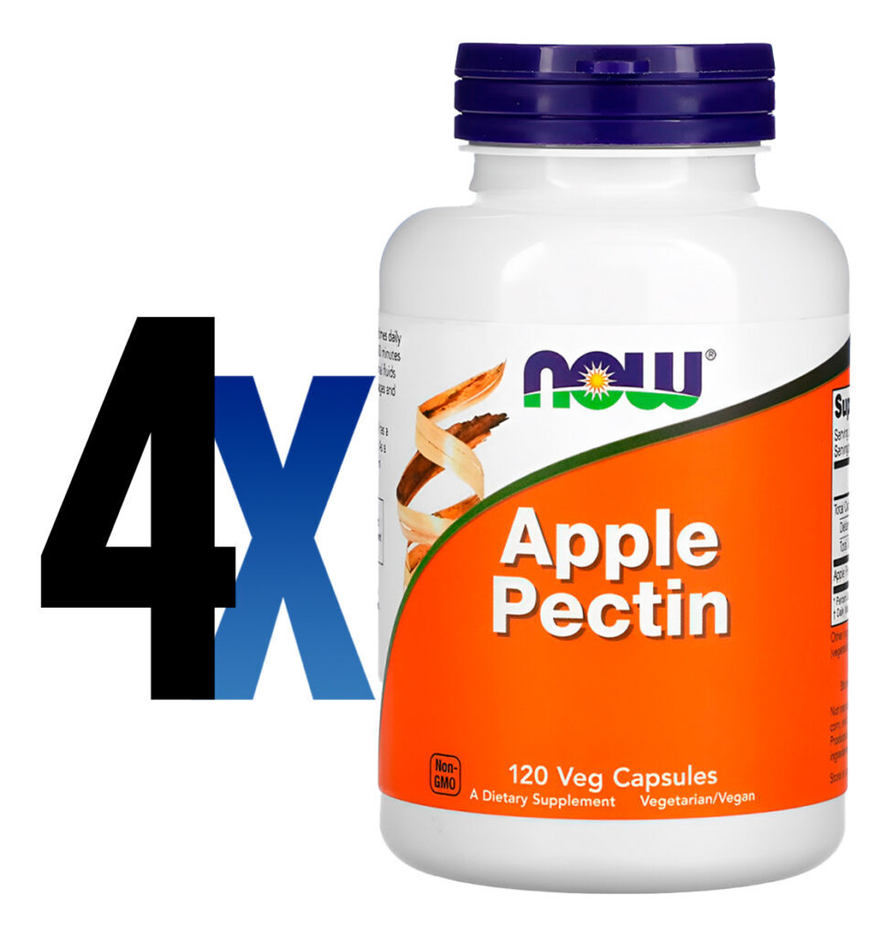 Pectina De Maçã 700mg 120 Cáps Importado 4un Now Foods - Imagem 2
