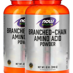 Pó Aminoácido Cadeia Ramificada 340g Importado 2un Now Foods