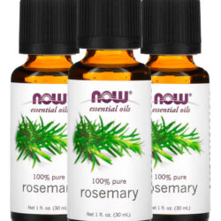 Óleo De Alecrim 30ml Now Foods 100% Puro Importado 3un