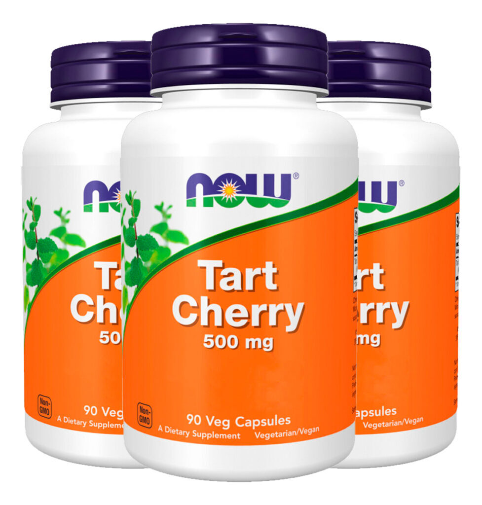 Cereja Azeda 500mg Now Foods Tart Cherry 90cáp Importado 3un