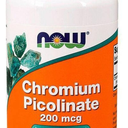 Picolinato De Cromo 200mcg 100 Capsulas Chromium - Now Foods Sabor Sem Sabor - Imagem 2