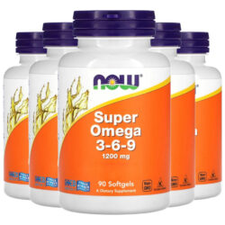 Super Ômega 3-6-9 1200mg 90 Cáps Sof Importado 5un Now Foods