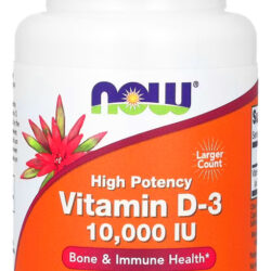 Vitamina D3 10000 Ui Now Foods 240 Cápsulas De Gel