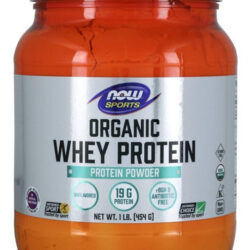 Whey Protein Organic 1lb/454/sem Sabor - Now Sports - Day Of Sabor Sem Sabor