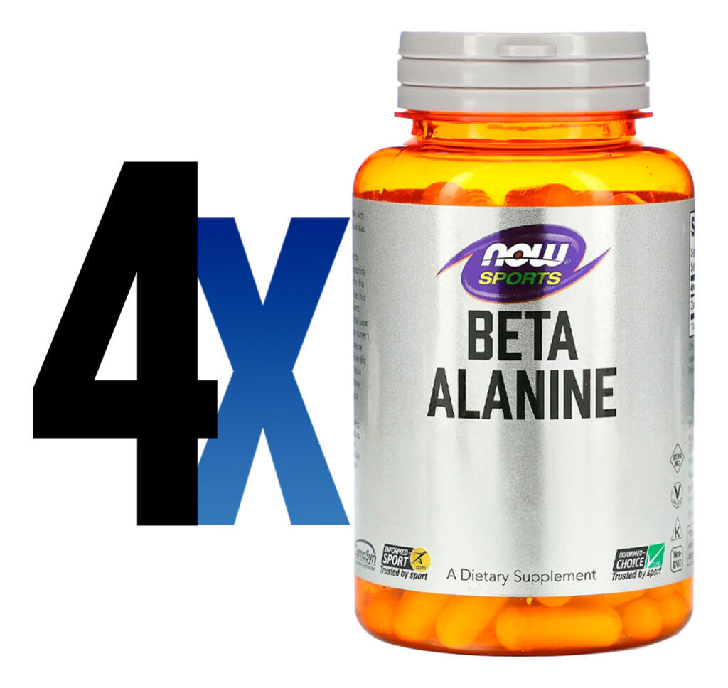 Beta-alanina 750mg Now Foods 120 Cápsulas Importado 4un - Imagem 2