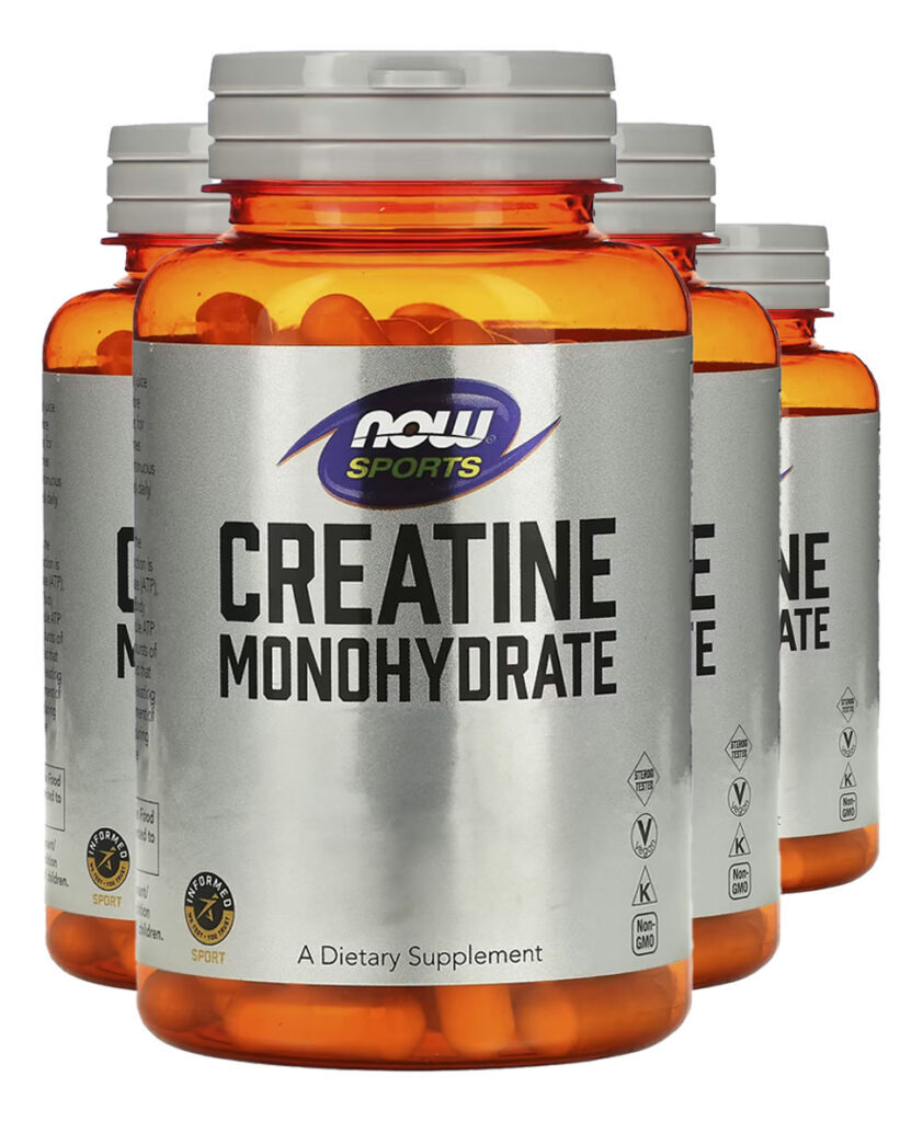 Creatina Monohidratada 750mg 120cáps Importado 4un Now Foods