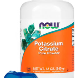 Pó De Citrato De Potássio Now Foods 340g + Porta Cápsulas