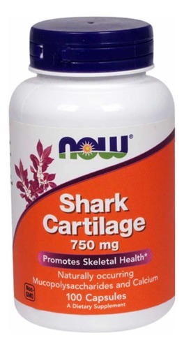 Now Shark Cartilage -- 750 Mg - 100 Capsules