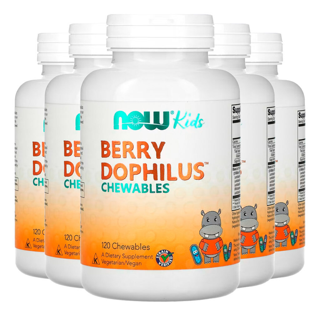 Berrydophilus Kids 120 Past Importado 5un Now Foods
