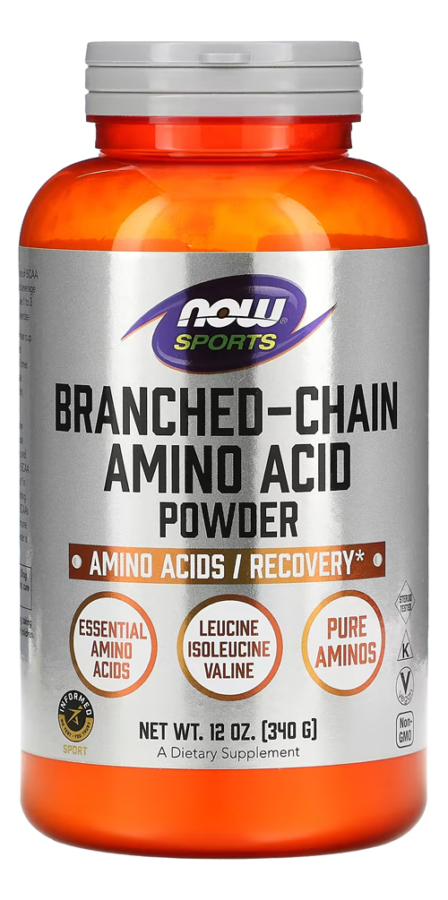 Pó Aminoácido Cadeia Ramificada Now Foods 340g Importado