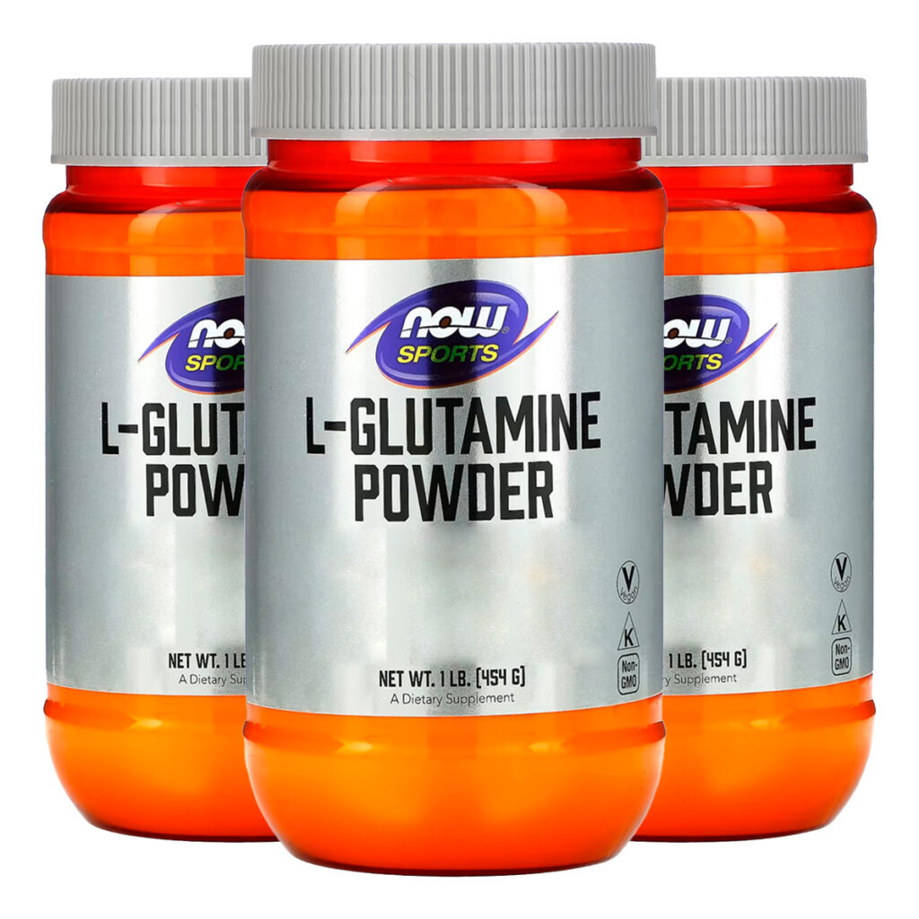 L-glutamina Pó Now Foods Sports 454g F. Livre Importado 3un