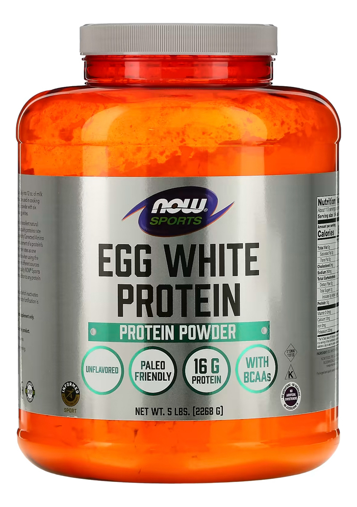 Whey Protein Egg Clara Ovo Now Foods 2268 Pó Importado