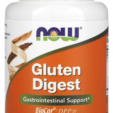 Gluten Digest Enzimas Digestivas Now Foods 60 Veg Caps 4un - Imagem 3