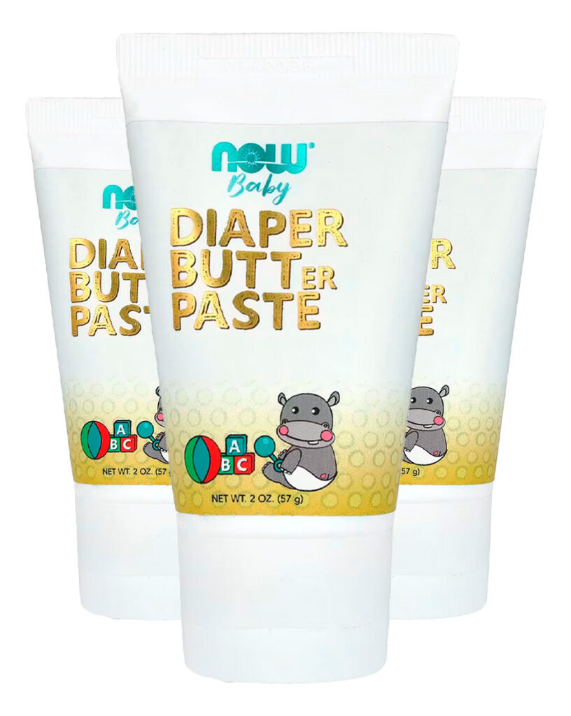 Pasta Manteiga Fraldas Bebê Now Foods 57g Importado 3un
