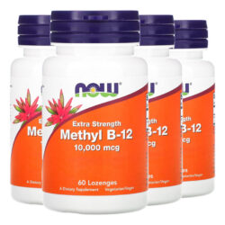 Metil B-12 Now Foods 10000mcg F. Extra 60past Importado 4un