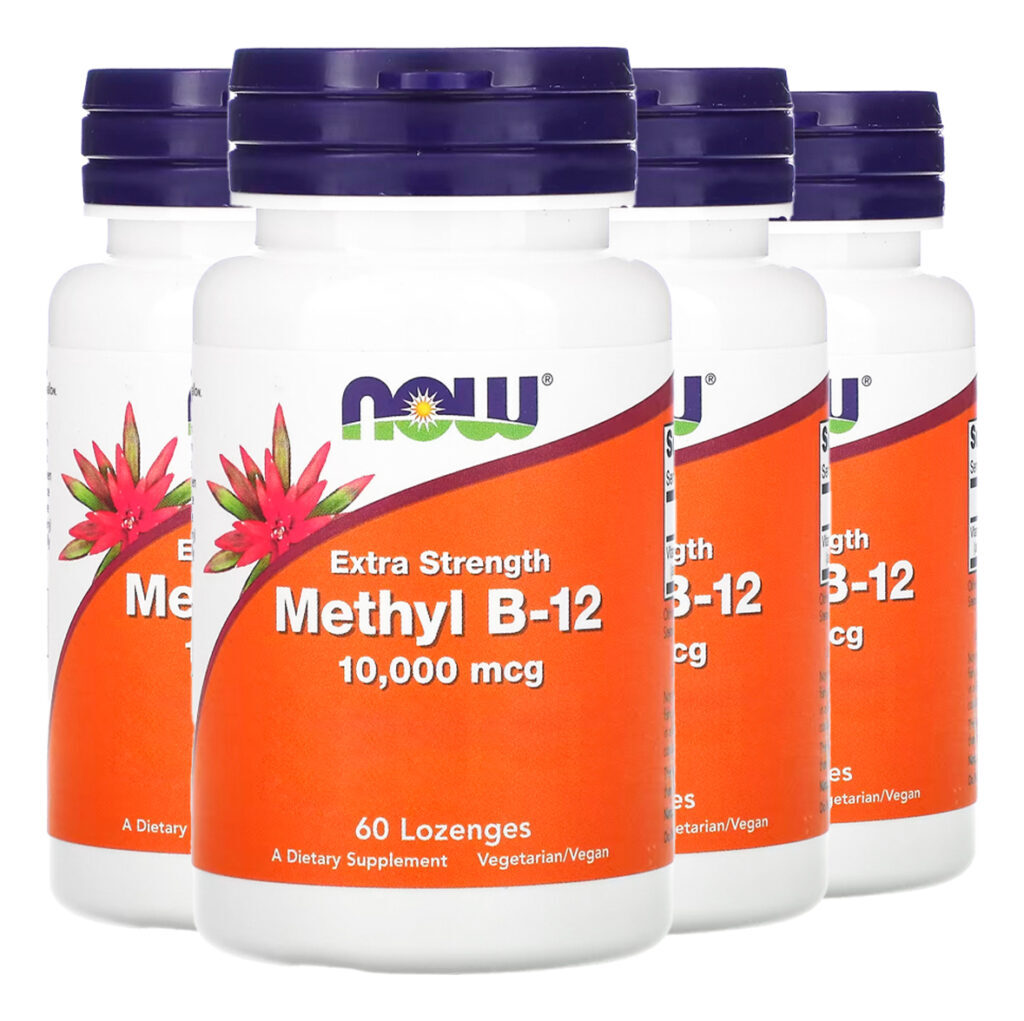 Metil B-12 Now Foods 10000mcg F. Extra 60past Importado 4un