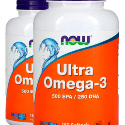 Ultra Omega 3 500epa/250dha 180soft Importado 2un Now Foods