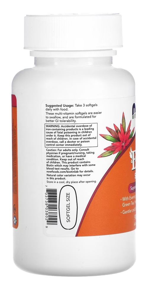 Multivitamínico Eve Mulheres 90 Softgels Nowfoods Importado - Imagem 3