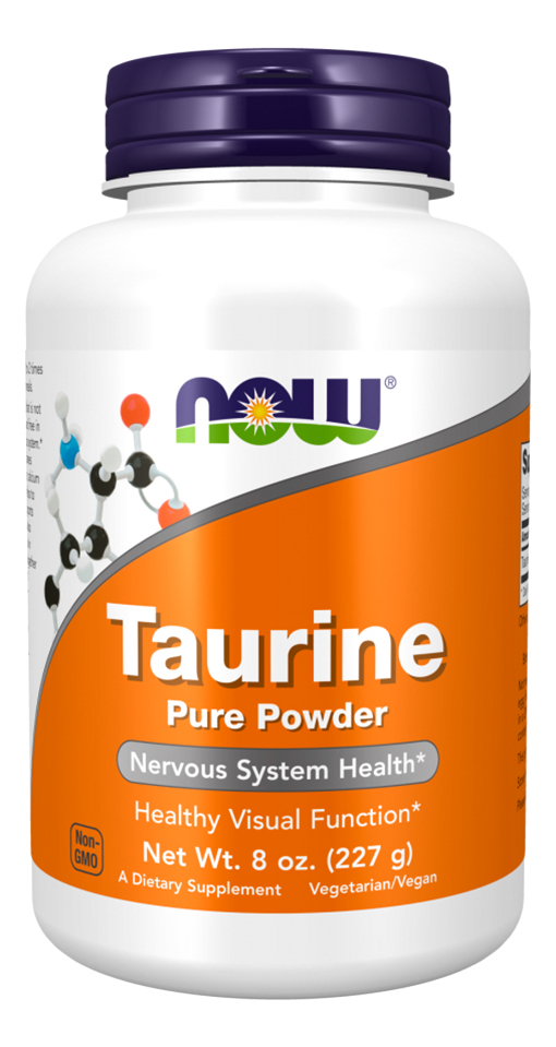Taurina Em Pó Now Foods 227 G Sabor N/a
