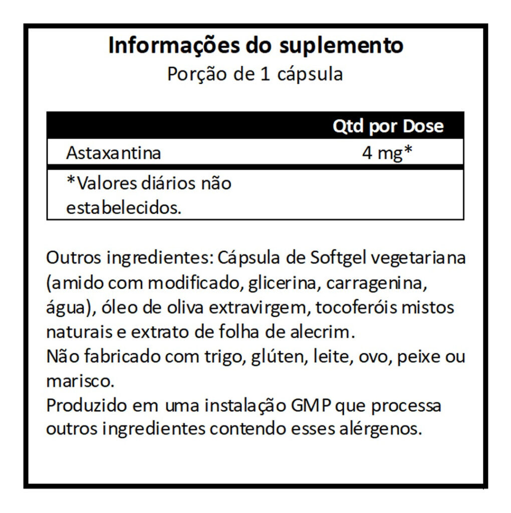 Astaxantina 4mg 60vegs Softgel Nowfoods Importado - Imagem 4