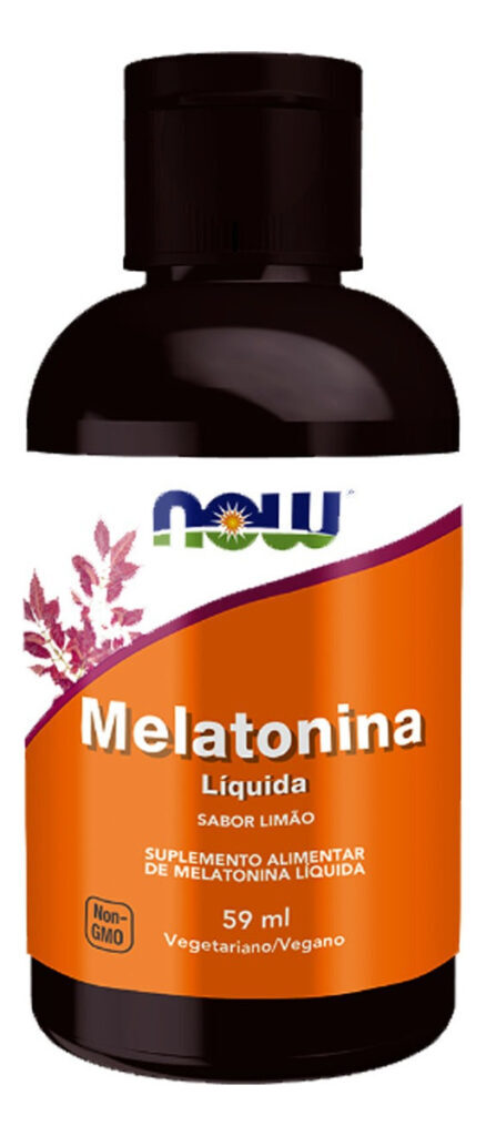 Kit 2x Melatonina Importada Now Foods Líquida 0,15mcg (59ml) Sabor Sabor Limão - Imagem 5
