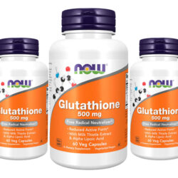 Glutationa 500mg Now Foods Glutathione 60 Veg Caps 3un