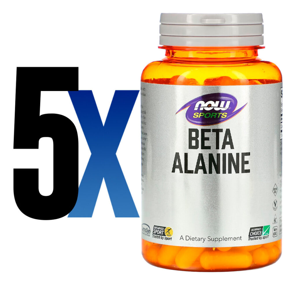 Beta-alanina 750mg Now Foods 120 Cápsulas Importado 5un - Imagem 2