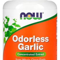 Extrato Alho Inodoro Now Foods 250 Soft Sabor N/a