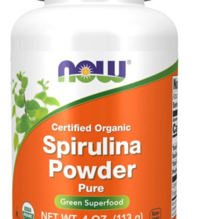 Spirulina Powder 113g - Now Sports Sabor Natural - Imagem 2