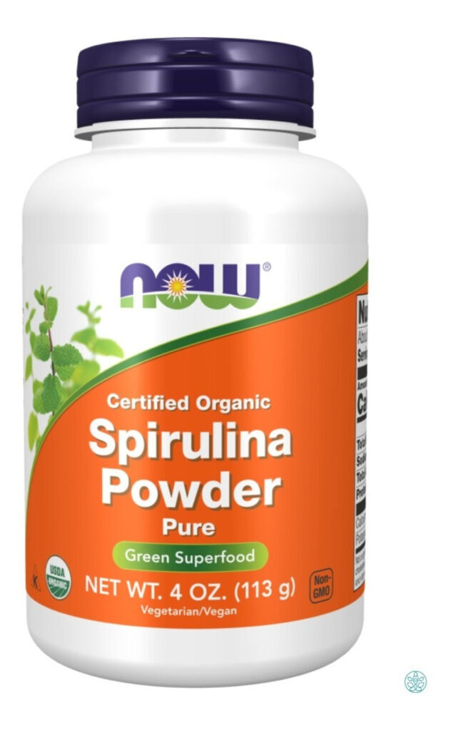 Spirulina Powder 113g - Now Sports Sabor Natural - Imagem 2
