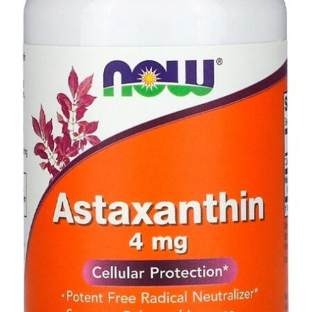 Astaxantina 4mg Now Foods 90softgels 3un - Imagem 3