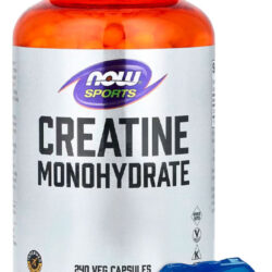 Creatina Monohidratada Now Foods 240caps + Porta Cápsulas